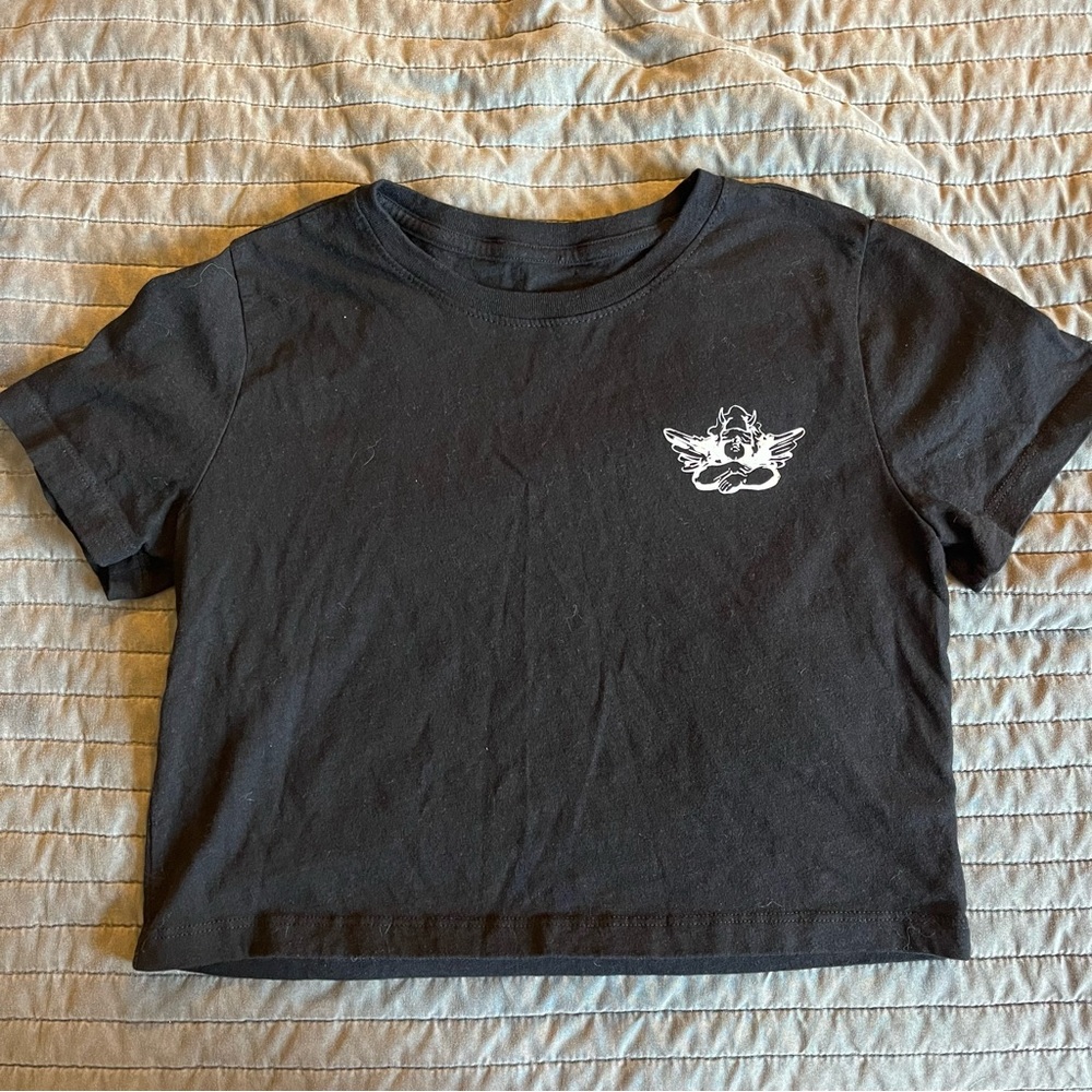 Boys Lie Black Crop Top